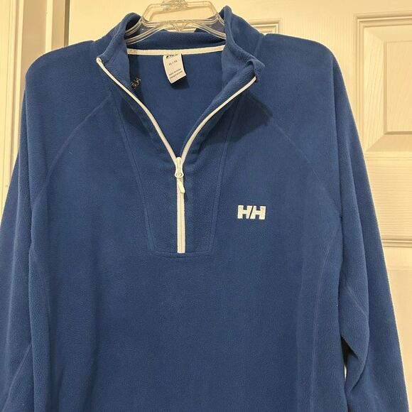 Helly Hansen Blue Half Zip mens Fleece Pullover Size XL - Picture 2 of 9